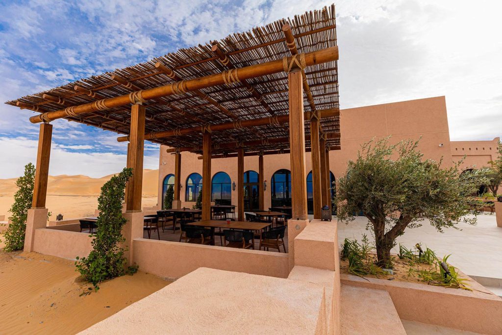 Image of a Pergola at Bateen Liwa Resort